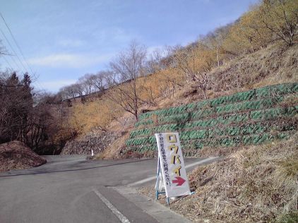 桜山ろうばい園入口の写真